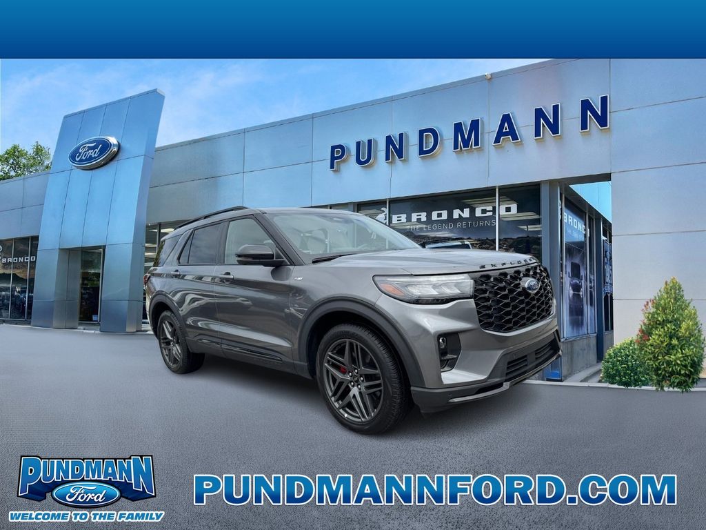 Gray Metallic 2025 Ford Explorer SUV / Crossover All-Wheel Drive Automatic