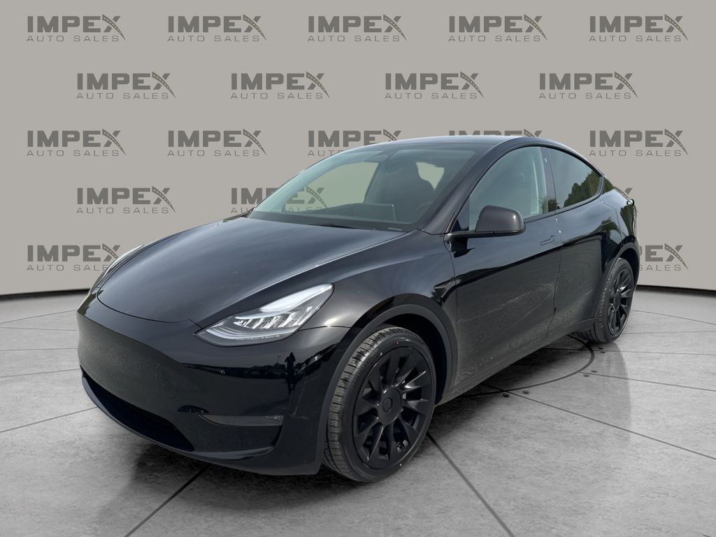 Solid Black 2023 Tesla Model Y Long Range AWD SUV / Crossover All-Wheel Drive 1-Speed Automatic