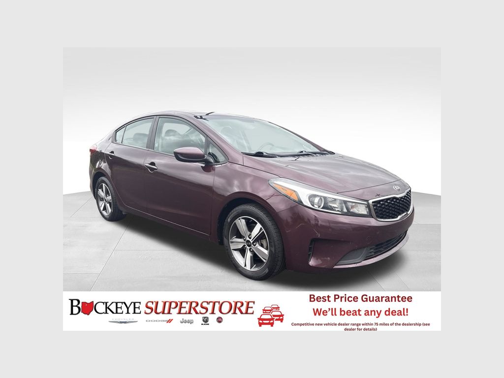 Garnet Red 2018 Kia Forte Sedan Front-Wheel Drive 6-Speed Automatic
