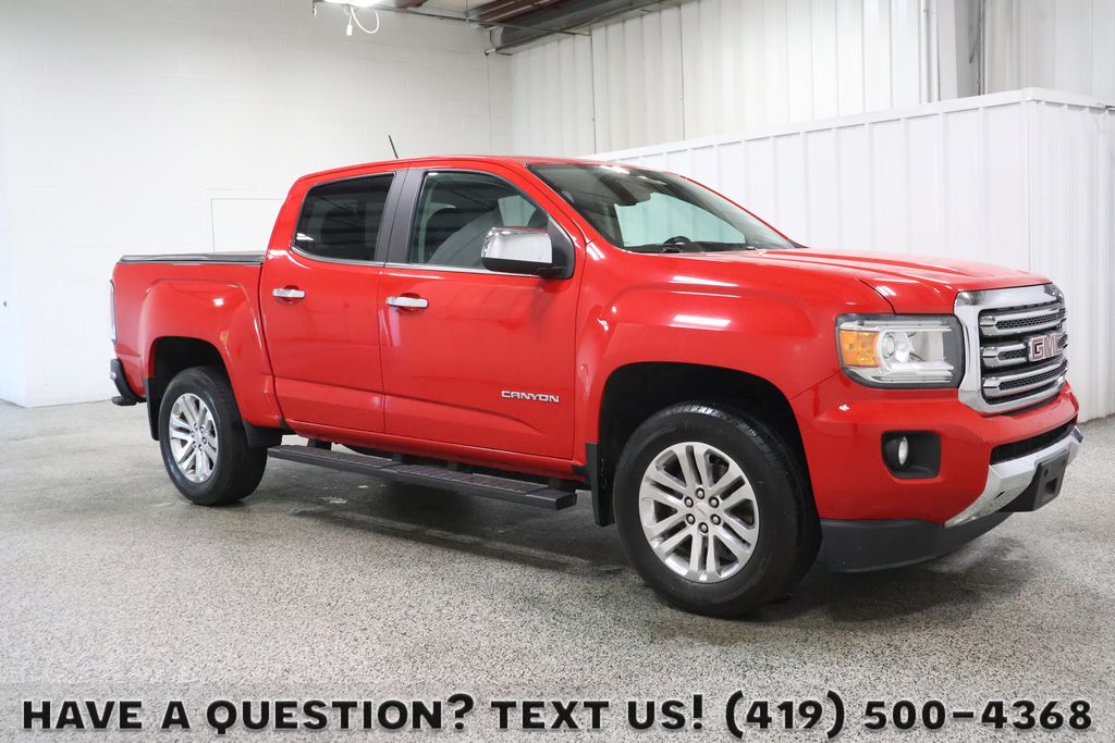 Cardinal Red 2016 GMC Canyon Pickup Truck 4X2 6-Speed Automatic