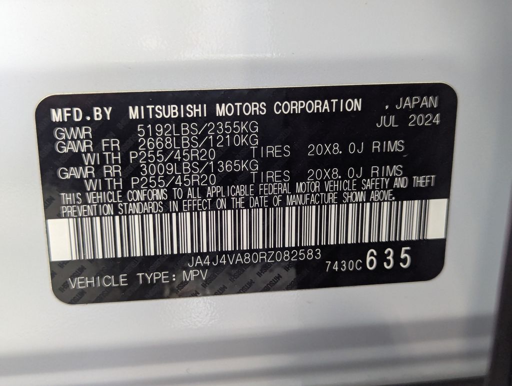 2024 White Mitsubishi Outlander SE Ralliart 4X4 SUV