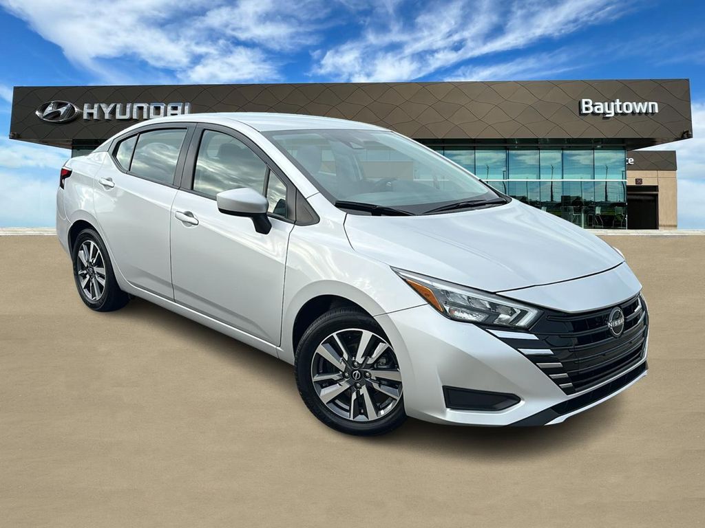 2025 Nissan Versa 1.6 SV Silver at South Houston Nissan