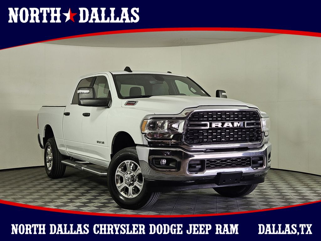 Bright White Clearcoat 2024 RAM 2500 Pickup Truck Four-Wheel Drive 8-Speed Automatic