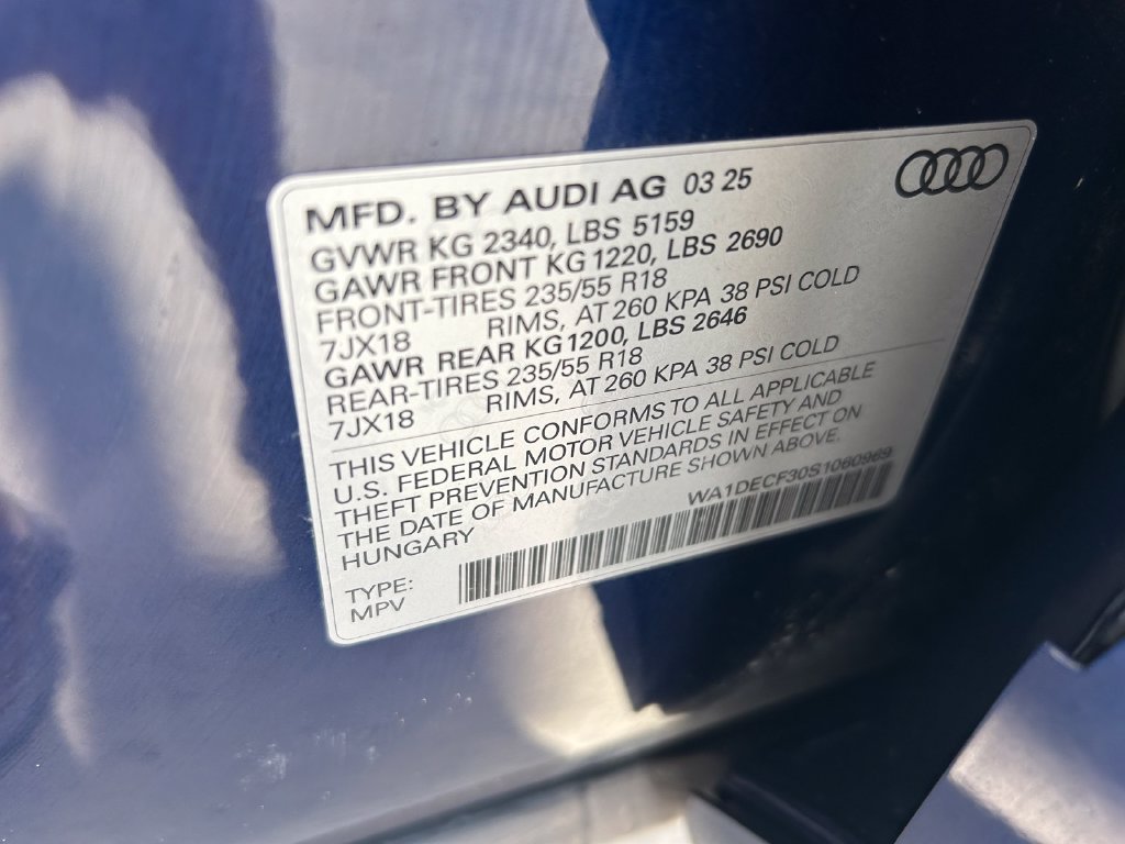 Used 2025 Audi Q3 SUV