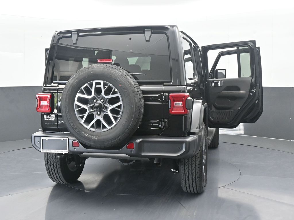 New 2025 Black Clearcoat Jeep Sahara image 74