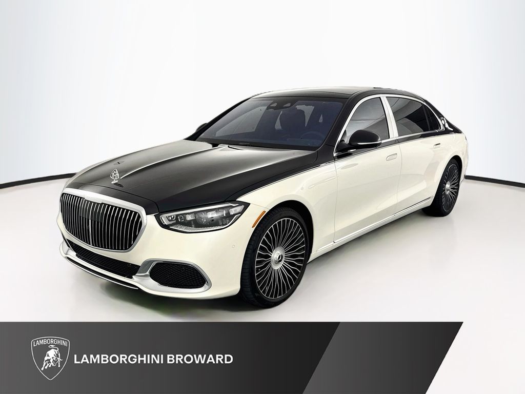 White 2022 Mercedes-Benz S-Class Sedan All-Wheel Drive 9-Speed Automatic