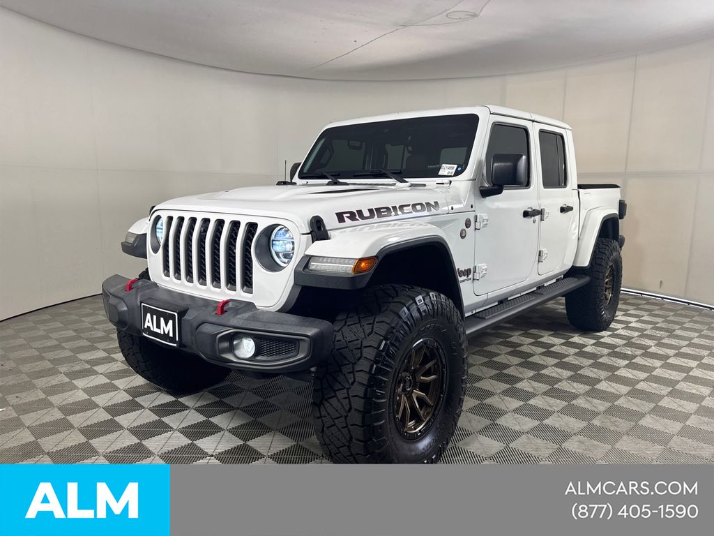 Bright White Clearcoat 2020 Jeep Gladiator Pickup Truck Four-Wheel Drive 8-Speed Automatic