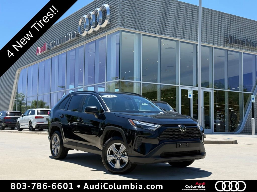 Midnight Black Metallic 2025 Toyota RAV4 Hybrid SUV / Crossover All-Wheel Drive Continuously Variable Transmission