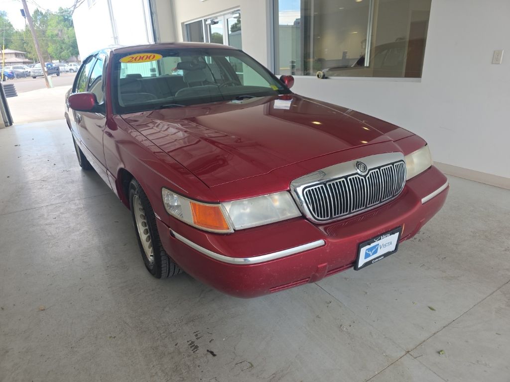 Toreador Red Clearcoat Metallic 2000 Mercury Grand Marquis LS Sedan Rear-Wheel Drive 4-Speed Automatic Overdrive