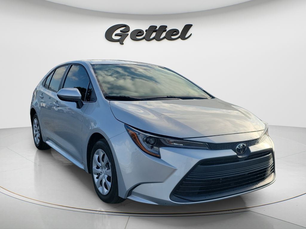 Certified Used 2024 Silver Toyota LE image 3