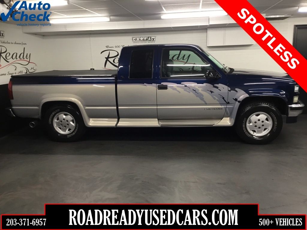 Blue 1995 Chevrolet C/K 1500 Pickup Truck Automatic