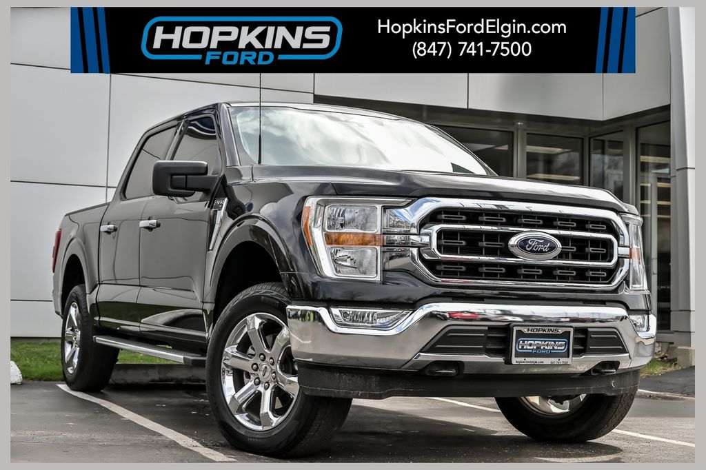 Black Metallic 2023 Ford F-150 Pickup Truck Four-Wheel Drive Automatic