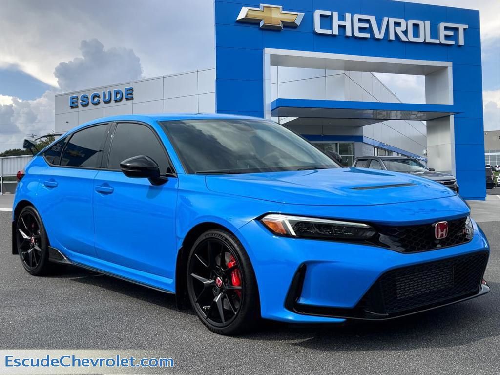 Blue 2025 Honda Civic Type R Hatchback Front-Wheel Drive 6-Speed Manual