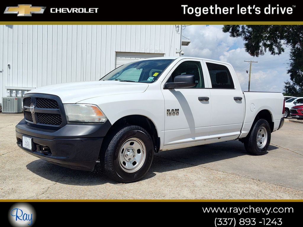 Bright White Clearcoat 2016 RAM 1500 Pickup Truck Four-Wheel Drive 8-Speed Automatic