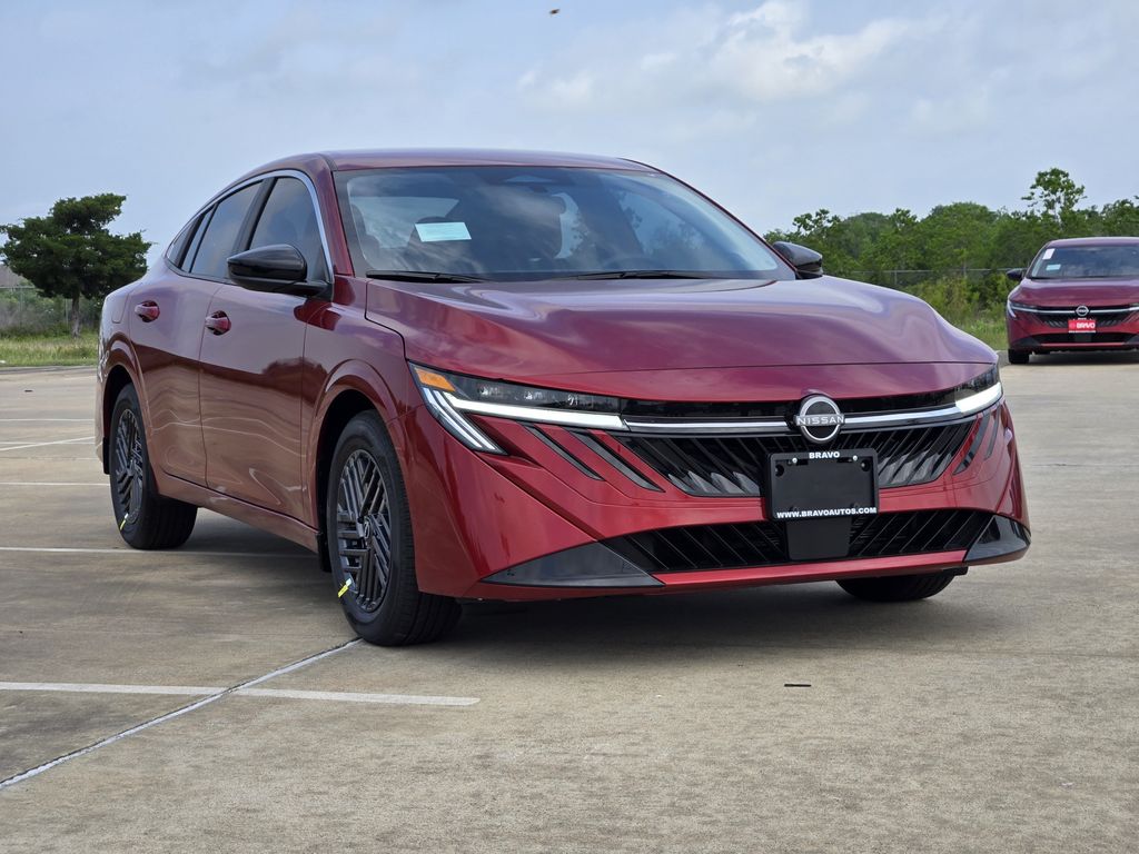 2026 Nissan Sentra SV Red at South Houston Nissan