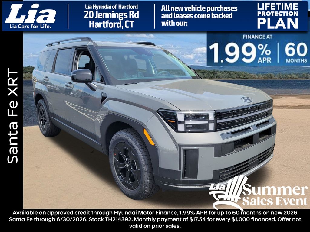 Hampton Gray 2026 Hyundai Santa Fe XRT AWD SUV / Crossover All-Wheel Drive 8-Speed Automatic