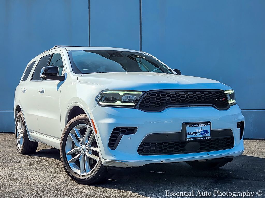 White Knuckle Clearcoat 2025 Dodge Durango SUV / Crossover All-Wheel Drive 8-Speed Automatic