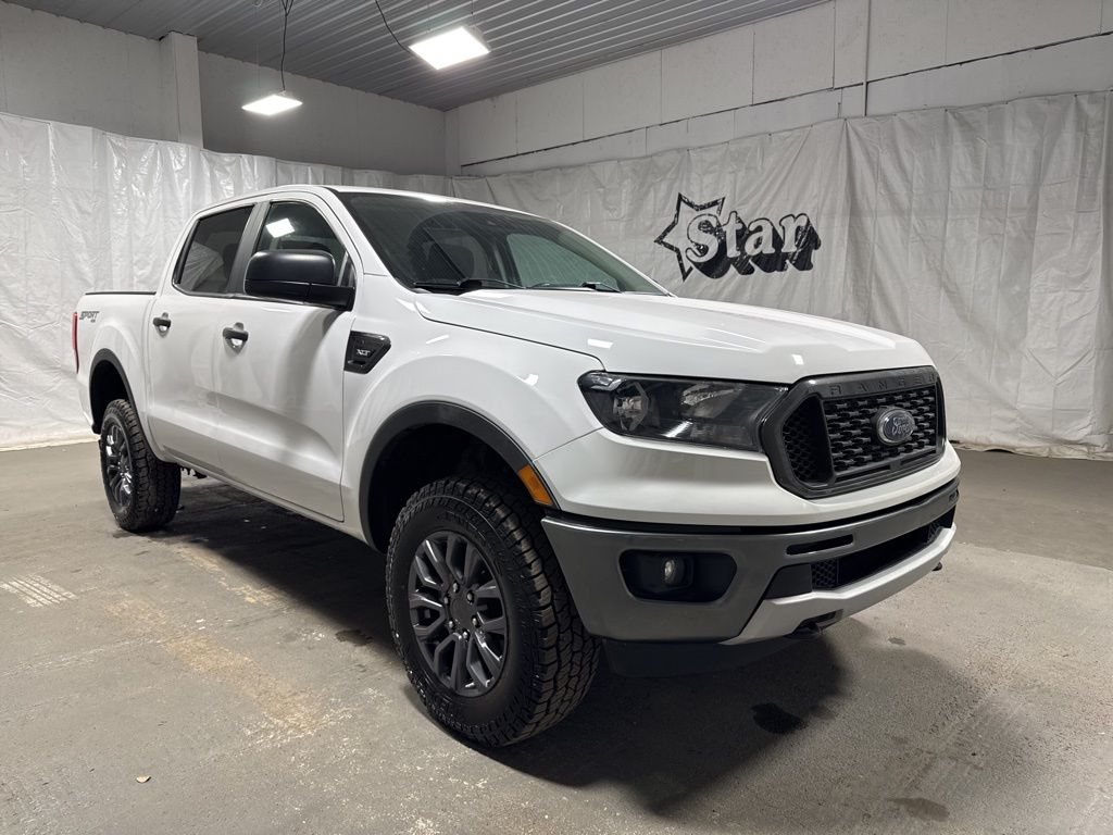 Oxford White 2021 Ford Ranger XLT SuperCrew 4WD Pickup Truck Four-Wheel Drive Automatic