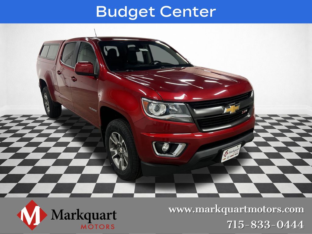 Red Rock Metallic 2016 Chevrolet Colorado Pickup Truck Four-Wheel Drive 6-Speed Automatic