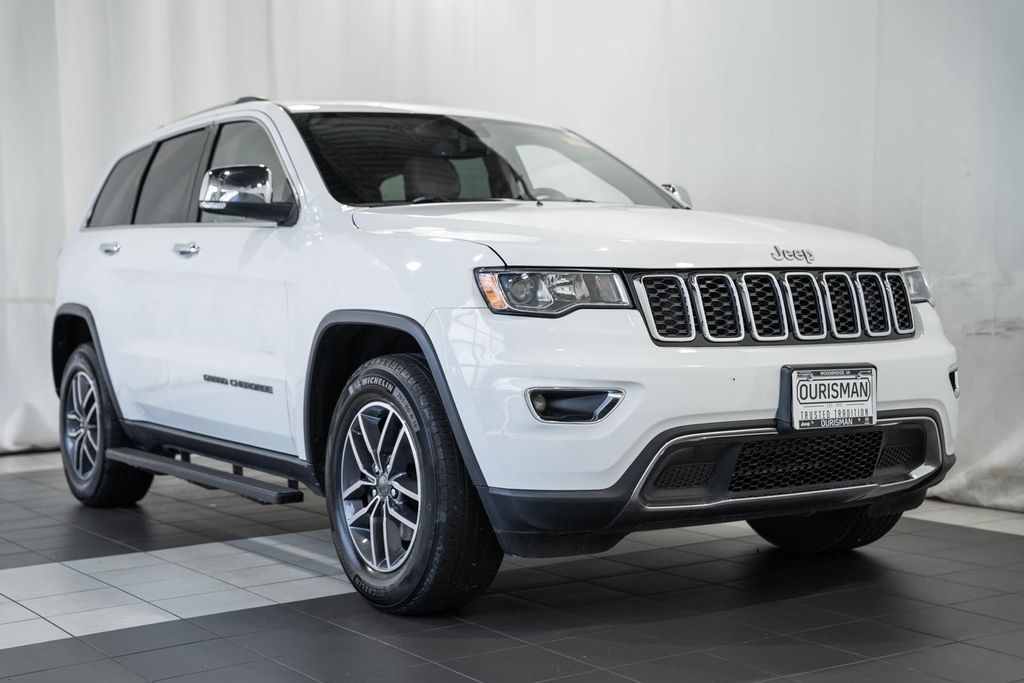 Bright White Clearcoat 2019 Jeep Grand Cherokee SUV / Crossover Four-Wheel Drive 8-Speed Automatic