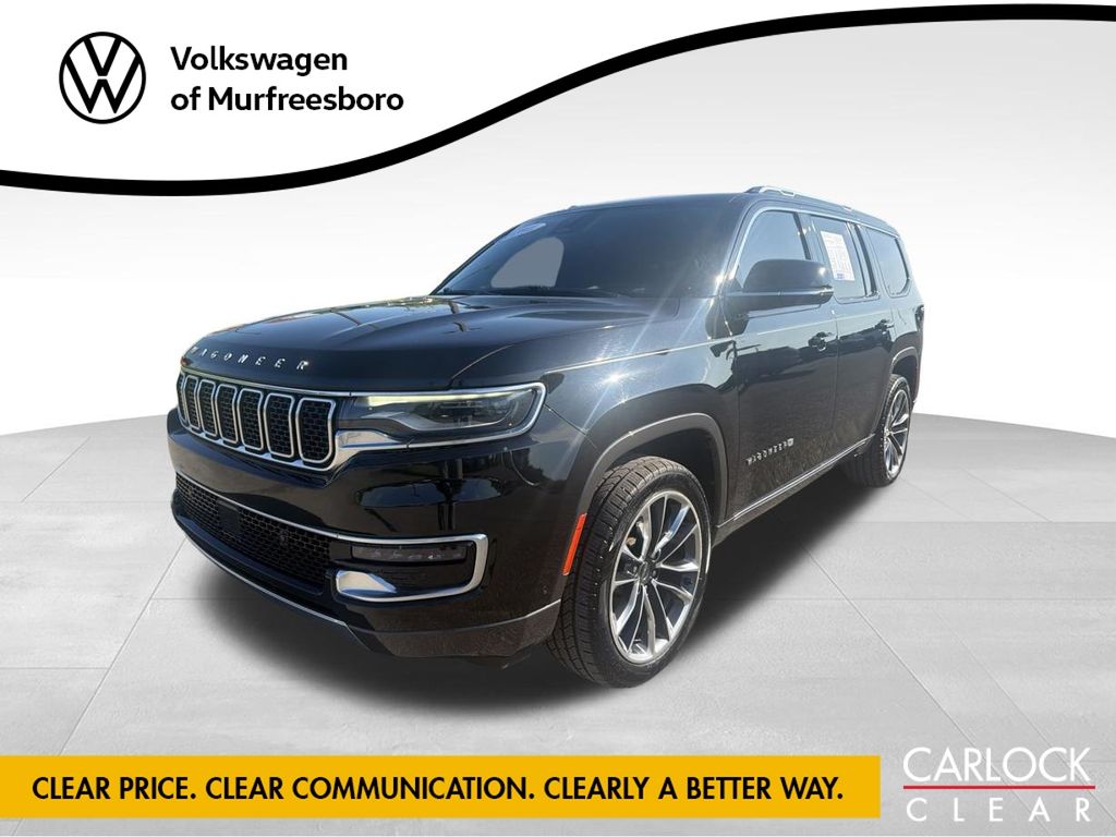Diamond Black Crystal Pearlcoat 2022 Jeep Wagoneer SUV / Crossover Four-Wheel Drive 8-Speed Automatic