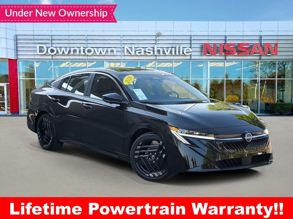 Super Black 2026 Nissan Sentra SR FWD Sedan Front-Wheel Drive Continuously Variable Transmission