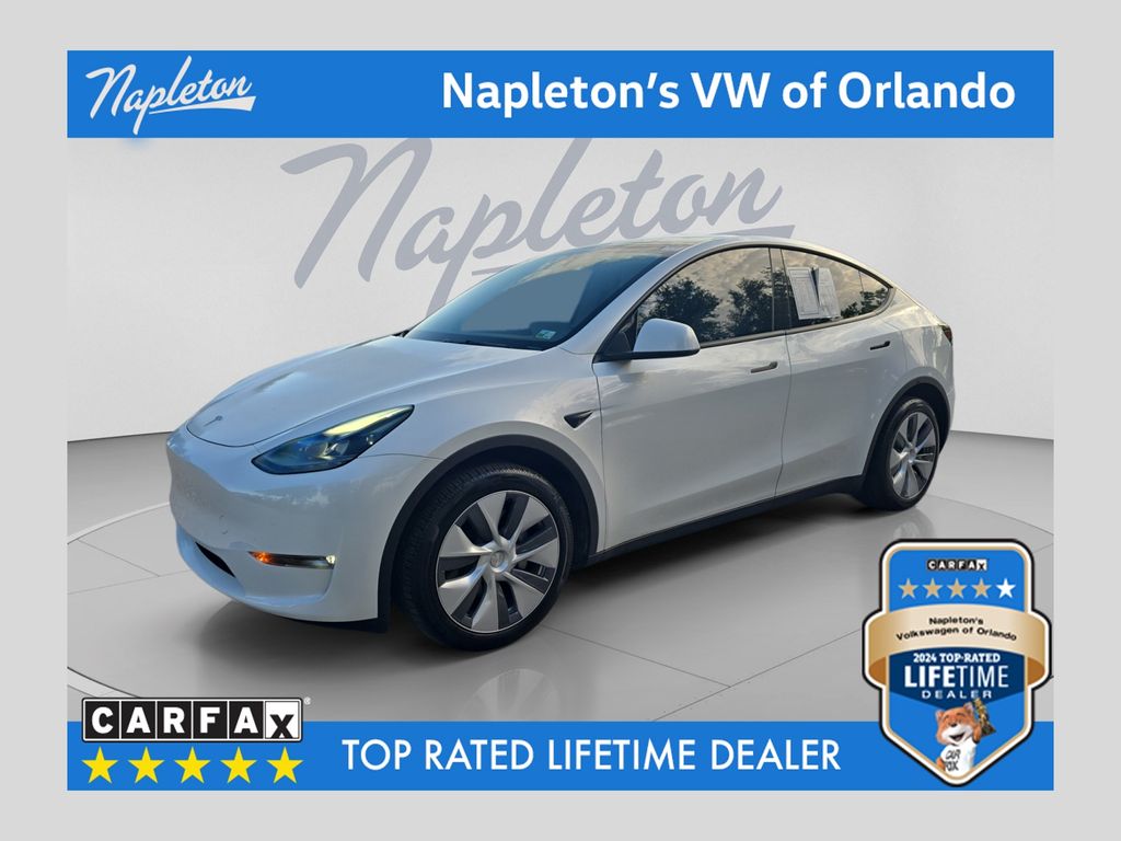 White 2024 Tesla Model Y Long Range AWD SUV / Crossover All-Wheel Drive 1-Speed Automatic