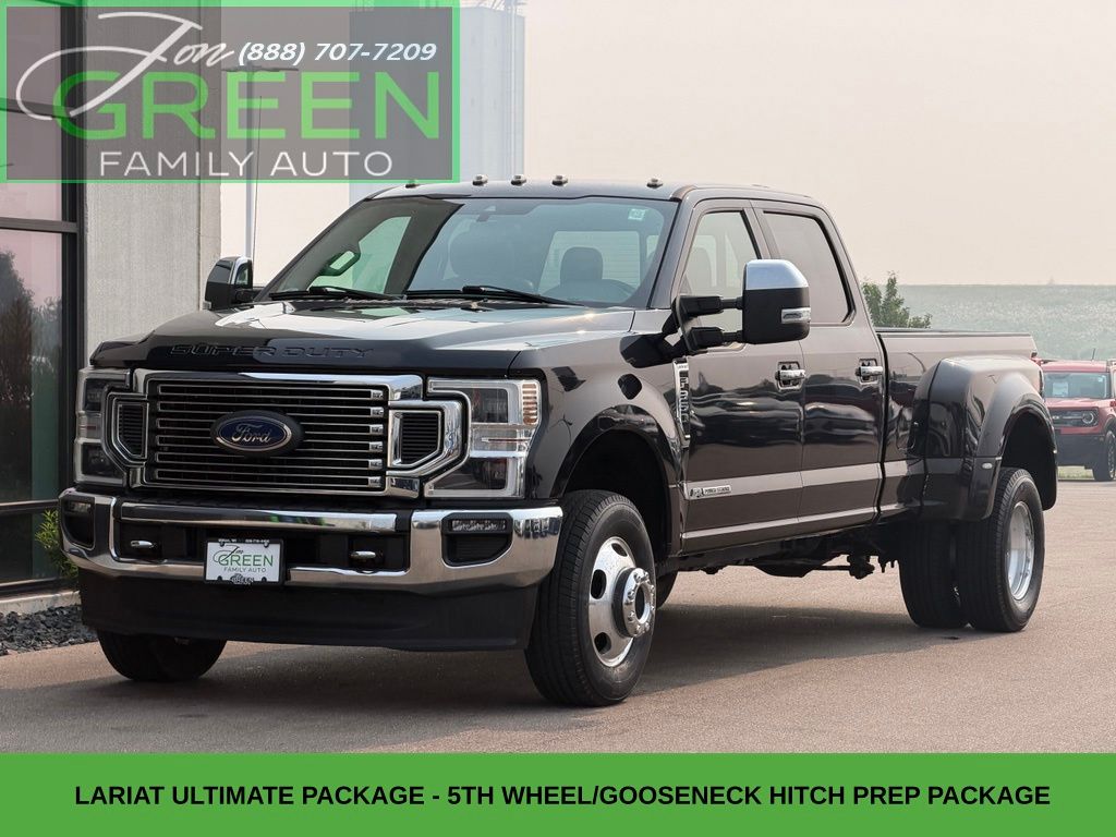 Black 2020 Ford F-350 Super Duty Pickup Truck Four-Wheel Drive Automatic