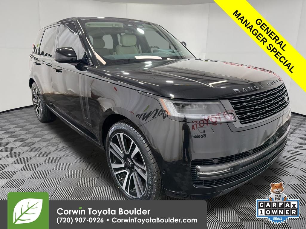Obsidian Black SV Bespoke Ultra Metallic Gloss 2025 Land Rover Range Rover SUV / Crossover All-Wheel Drive 8-Speed Automatic