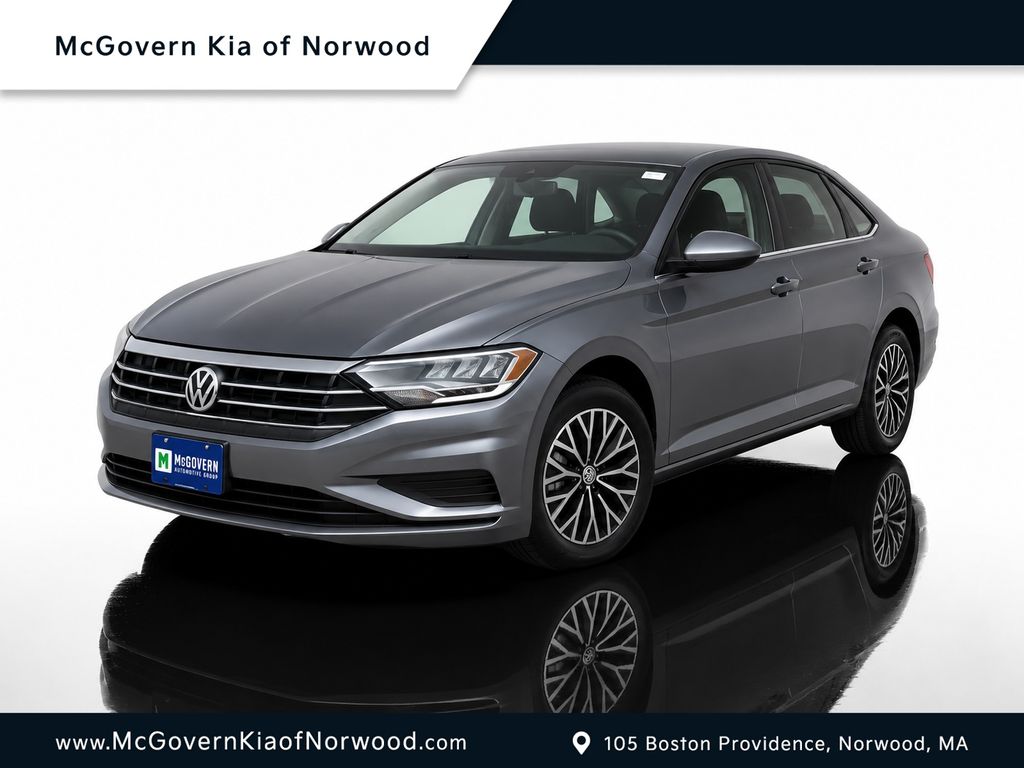 Black Uni 2021 Volkswagen Jetta Sedan Front-Wheel Drive 6-Speed Manual