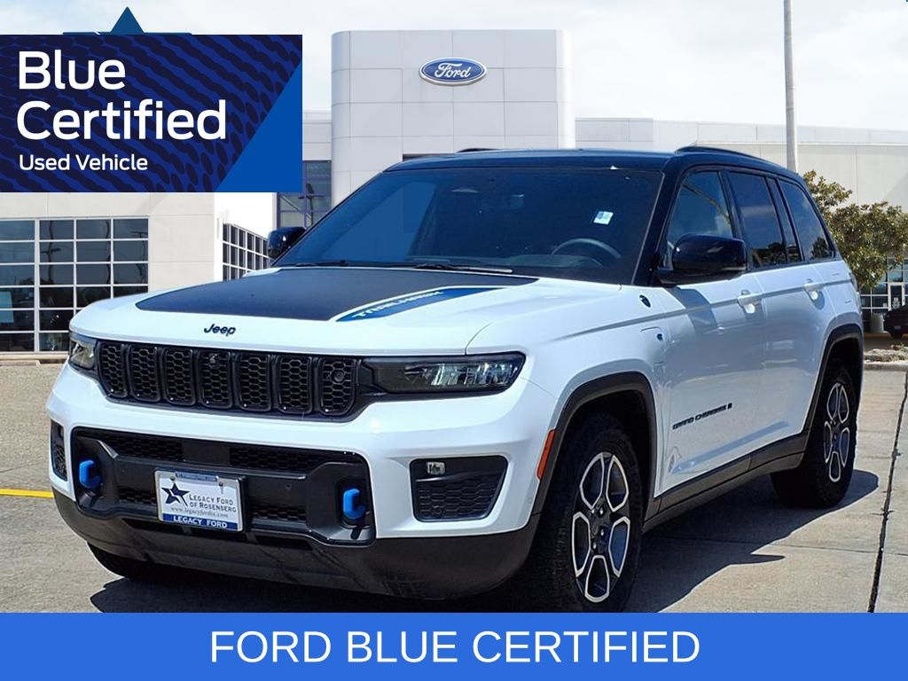 2022 Jeep Grand Cherokee Trailhawk 4xe White at River Oaks CDJR