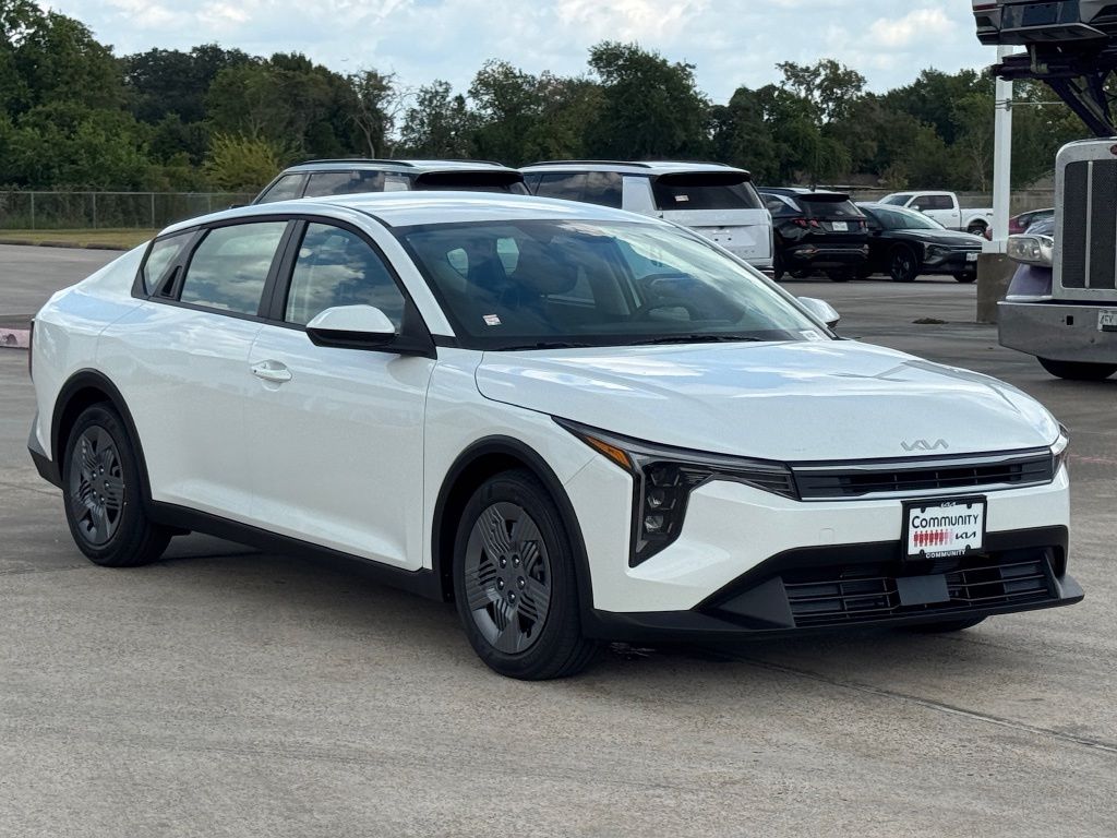 2026 Kia K4 LX White at Shottenkirk Kia Fort Bend
