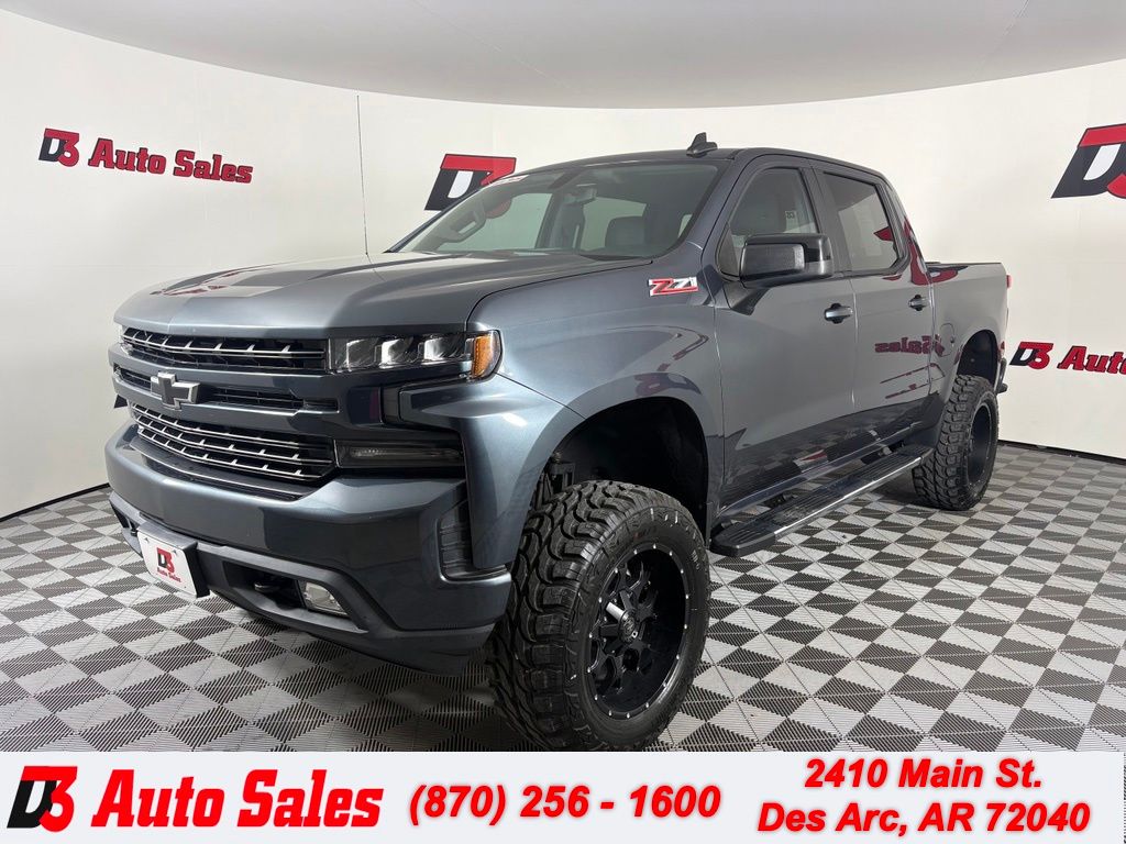 Shadow Gray Metallic 2019 Chevrolet Silverado 1500 Pickup Truck Four-Wheel Drive 8-Speed Automatic