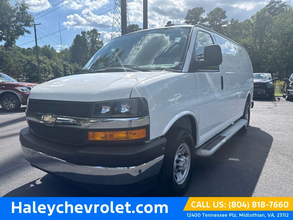 Summit White 2025 Chevrolet Express Cargo Van Rear-Wheel Drive 8-Speed Automatic Overdrive