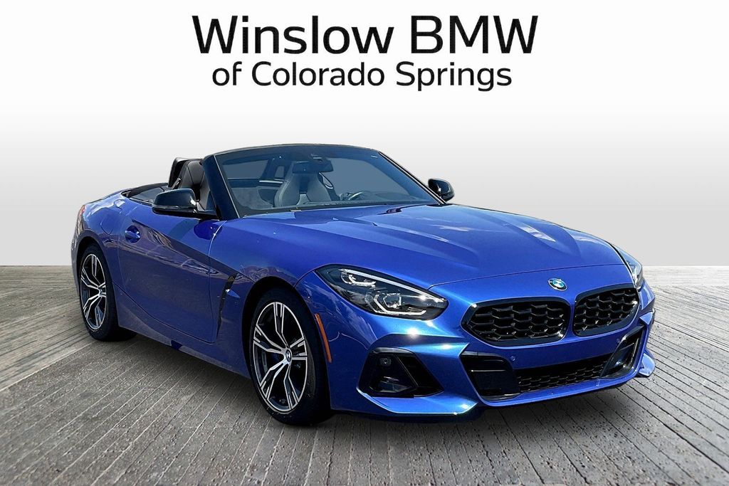 Blue Metallic 2026 BMW Z4 Convertible Rear-Wheel Drive 8-Speed Automatic