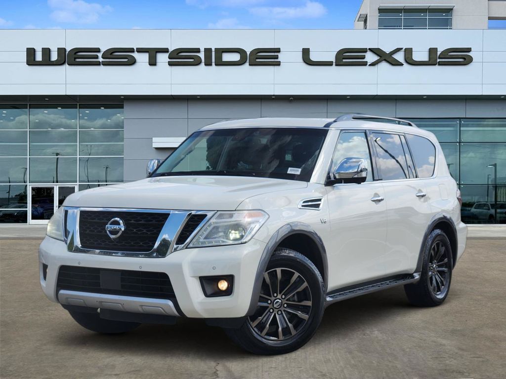 2017 Nissan Armada Platinum White at Wharton Ford