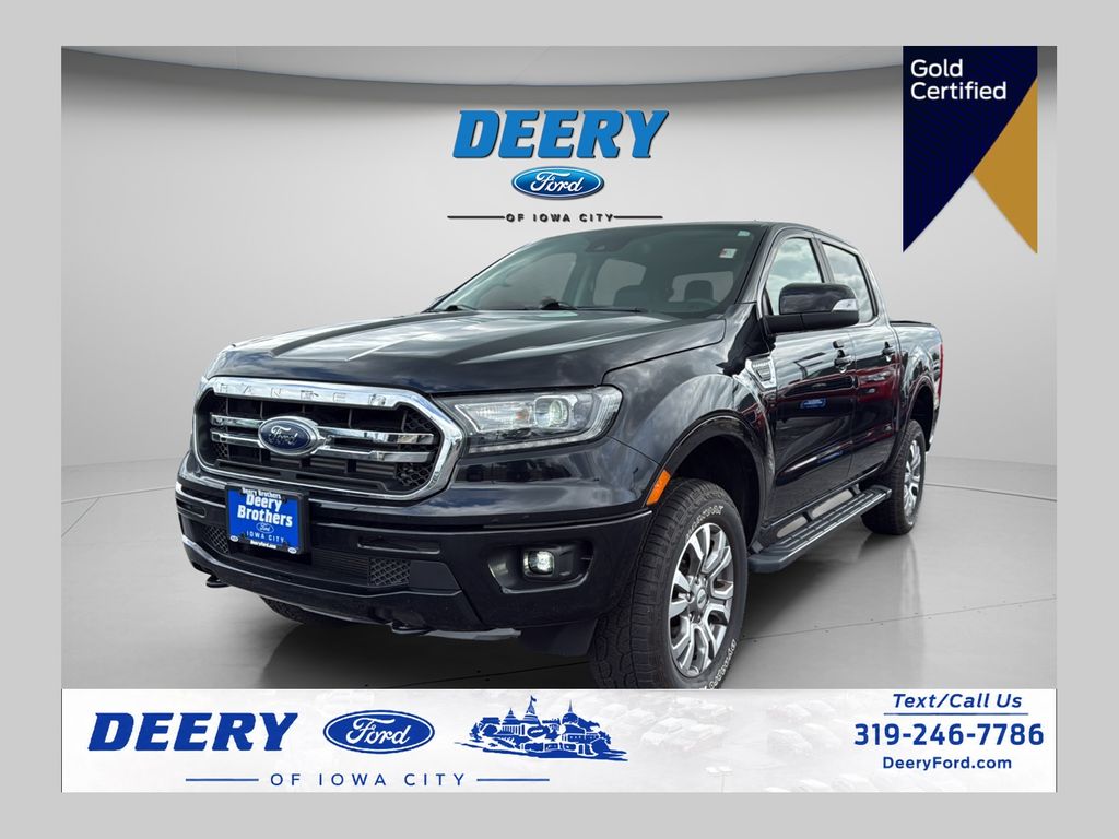 Shadow Black 2022 Ford Ranger Pickup Truck Four-Wheel Drive 10-Speed Automatic
