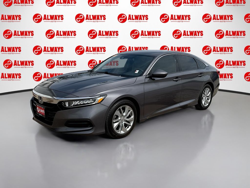 Gray 2018 Honda Accord 1.5T LX FWD Sedan Front-Wheel Drive Continuously Variable Transmission