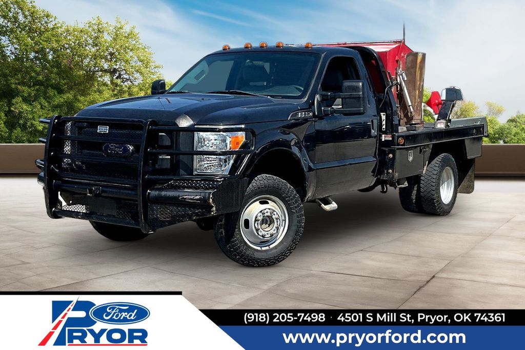 Tuxedo Black Metallic 2015 Ford F-350 Super Duty Chassis Pickup Truck Four-Wheel Drive 6-Speed Automatic
