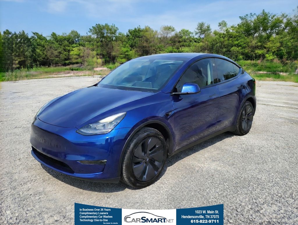 Blue 2024 Tesla Model Y 1-Speed Automatic