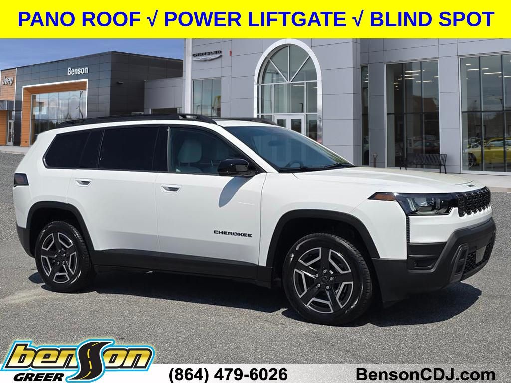 Bright White Clearcoat 2026 Jeep Cherokee SUV / Crossover Continuously Variable Transmission