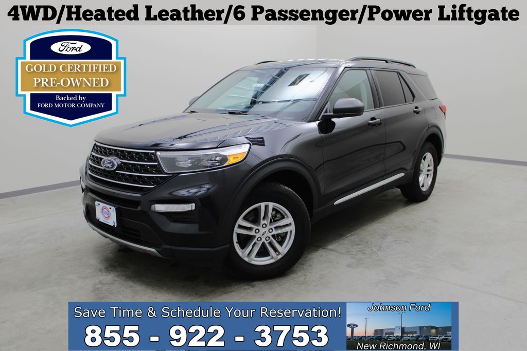 Black Metallic 2024 Ford Explorer SUV / Crossover All-Wheel Drive Automatic