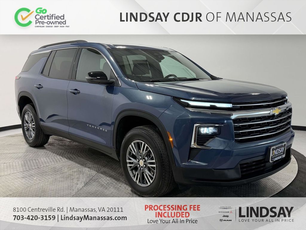 Lakeshore Blue Metallic 2025 Chevrolet Traverse LT FWD SUV / Crossover Front-Wheel Drive 8-Speed Automatic