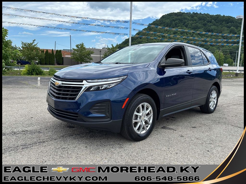 Blue Glow Metallic 2022 Chevrolet Equinox LS AWD with 1LS SUV / Crossover Four-Wheel Drive 6-Speed Automatic Overdrive