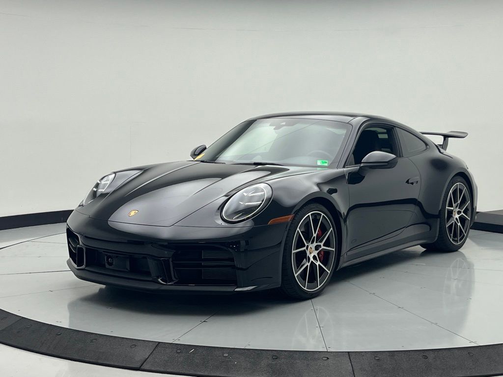 Jet Black Metallic 2025 Porsche 911 Carrera S Coupe RWD Coupe Rear-Wheel Drive 8-Speed Automatic