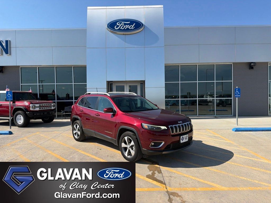 Velvet Red Pearlcoat 2021 Jeep Cherokee SUV / Crossover Four-Wheel Drive 9-Speed Automatic