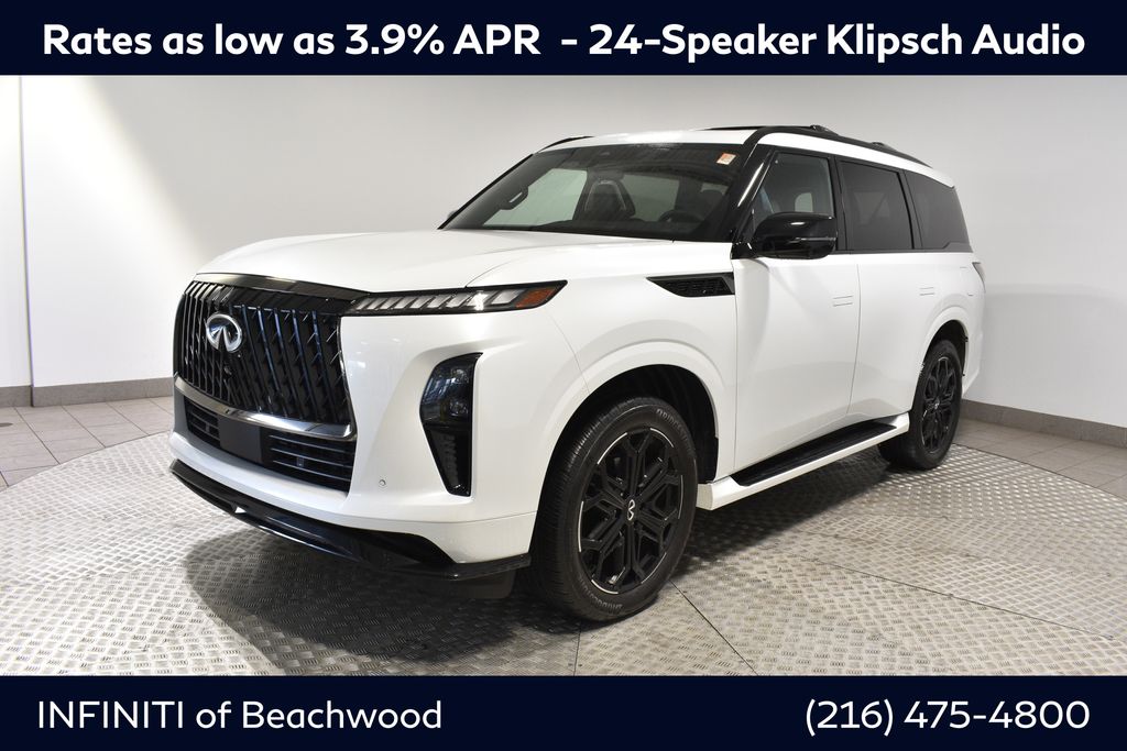 Radiant White 2026 INFINITI QX80 Sport AWD SUV / Crossover All-Wheel Drive 9-Speed Automatic