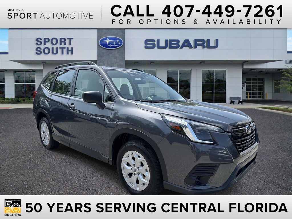 Magnetite Gray Metallic 2023 Subaru Forester SUV / Crossover All-Wheel Drive Continuously Variable Transmission