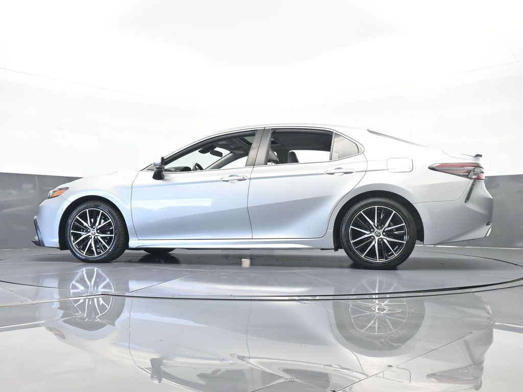 Used 2021 Celestial Silver Metallic Toyota SE image 54