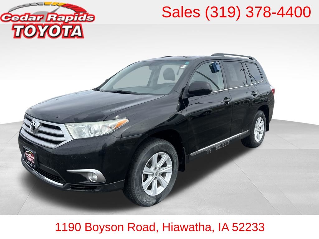 Black 2012 Toyota Highlander SE AWD SUV / Crossover All-Wheel Drive 5-Speed Automatic Overdrive